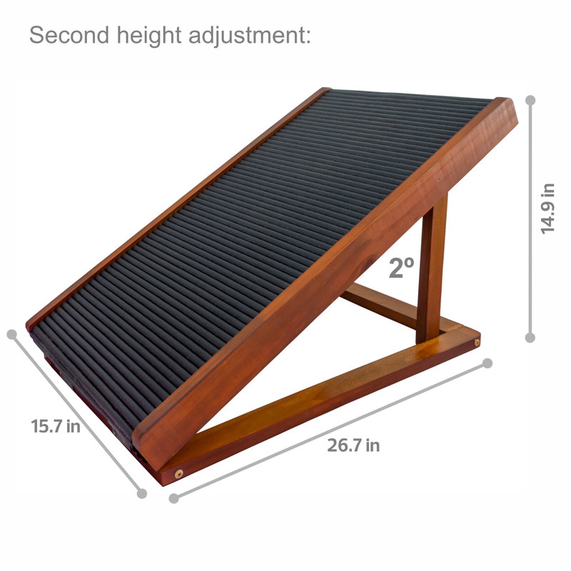 Wooden dog ramp for bed cheap